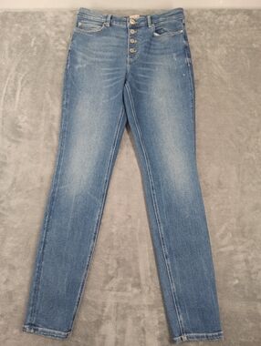 Guess Los Angeles Skinny Hight Women’s Blue  Jeans Classic Button-Fly Size 31x30